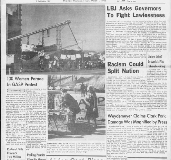 1968 GASP protest